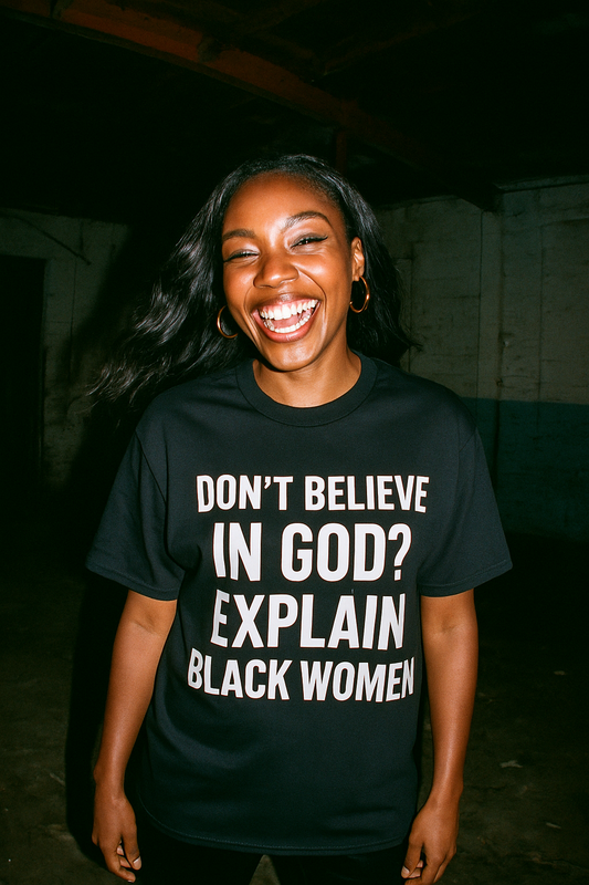 Divine Intervention - Text Only - Oversized heavyweight t-shirt