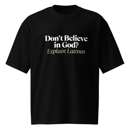 Explain This - Text Only - Oversized heavyweight t-shirt