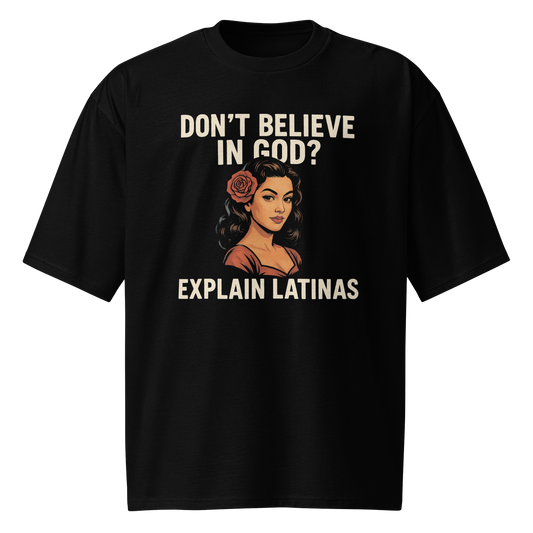 Explain This Oversized heavyweight t-shirt